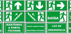Sinalização de Rota de Fuga